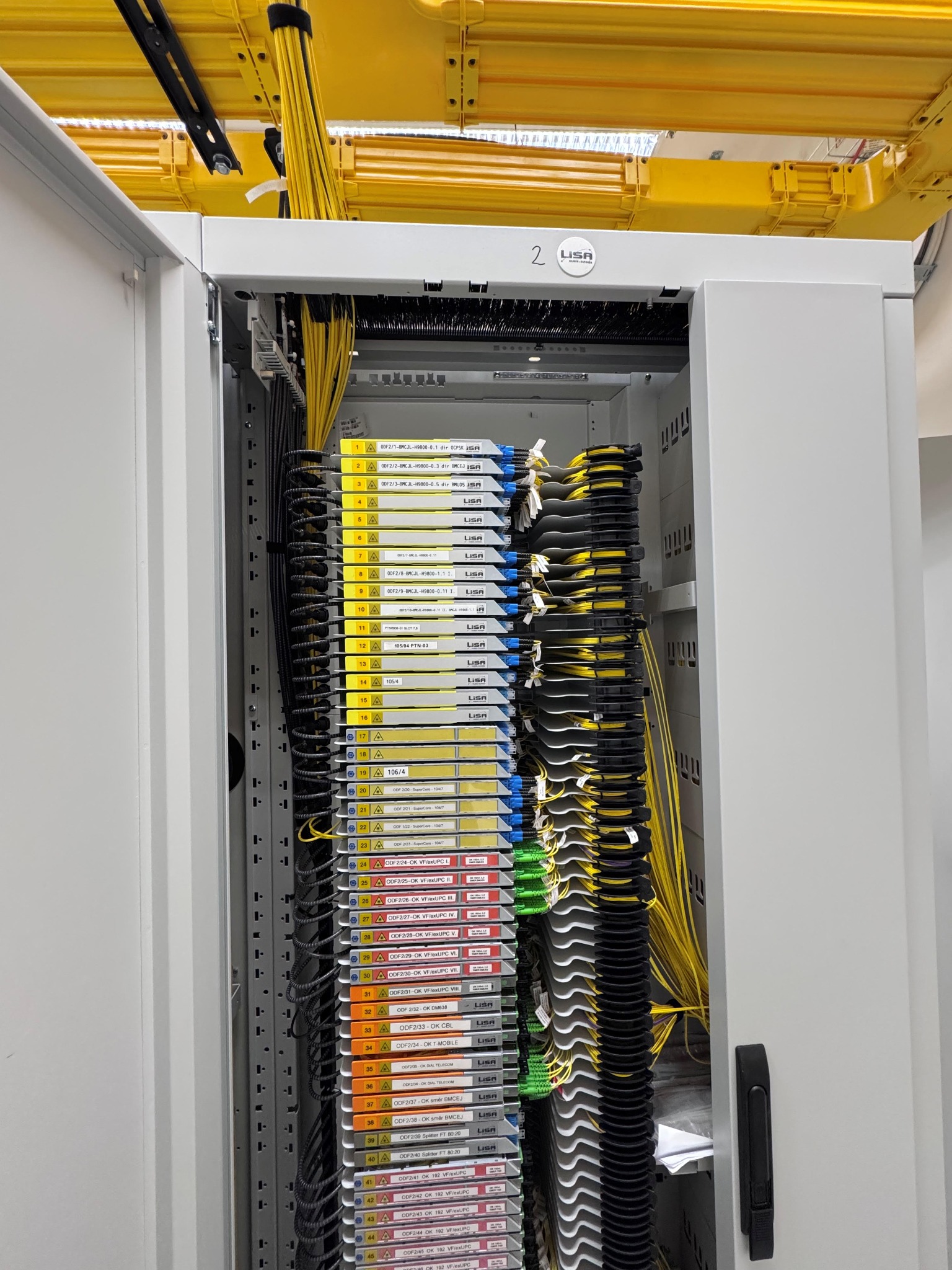 Instalace – optické vedení